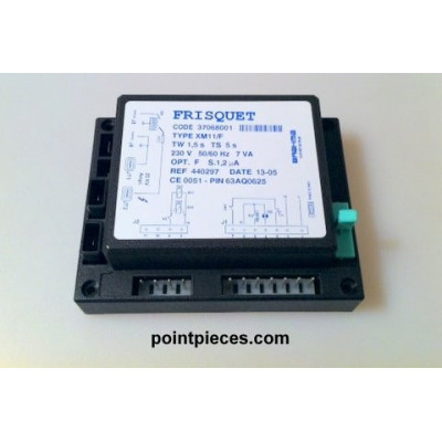 Frisquet, Boitier controle, version cheminée