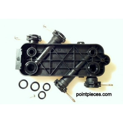 Plaque connection échangeur pieces detachées  chaudiere  chauffe eau