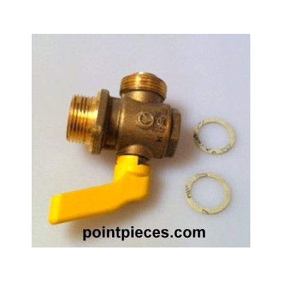 Robinet gaz 87167712850 - pièces pour chaudière et chauffe-eau